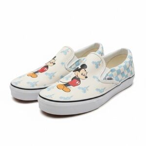 Disney Mickey Mouse Sneakers - Cream and Blue 8.5